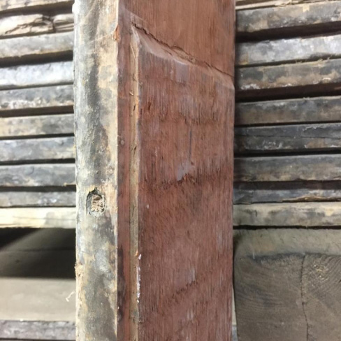 Reclaimed hand adzed Georgian Pine boards