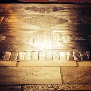 one-off reclaimed floor defined by the wood selection, texture and condition of the original reclaimed board or block