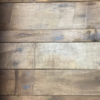 one-off reclaimed floor defined by the wood selection, texture and condition of the original reclaimed board or block