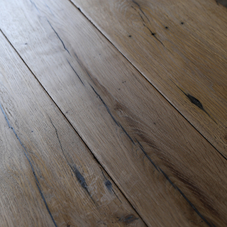 some reclaimed boards can be Planed All Round (PAR) to reveal fresh timber whilst retaining nail holes, shakes etc