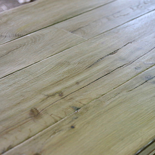 some reclaimed boards can be Planed All Round (PAR) to reveal fresh timber whilst retaining nail holes, shakes etc