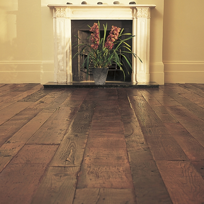 Antique hand-made floors using 150-300 year old timbers. Carefully sourced, designed and laid to create a timeworn floor of sumptuous beauty