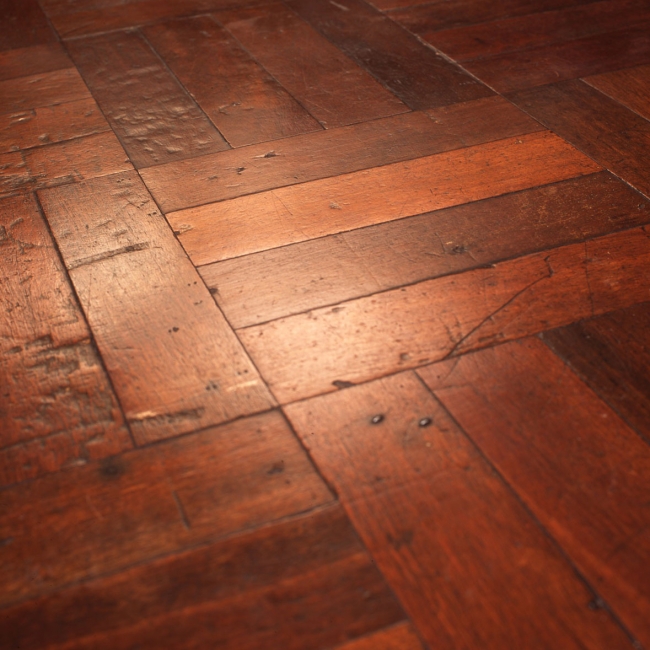 Antique hand-made floors using 150-300 year old timbers. Carefully sourced, designed and laid to create a timeworn floor of sumptuous beauty