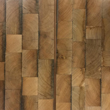 Reclaimed hardwood tongue and groove strip flooring allows you to create a unique floor from rare or exotic species