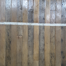 Reclaimed hardwood tongue and groove strip flooring allows you to create a unique floor from rare or exotic species