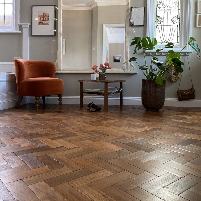 Reclaimed Parquet Woodblocks, many types in stock, fully cleaned, kiln-dried and engineered ready for re-laying