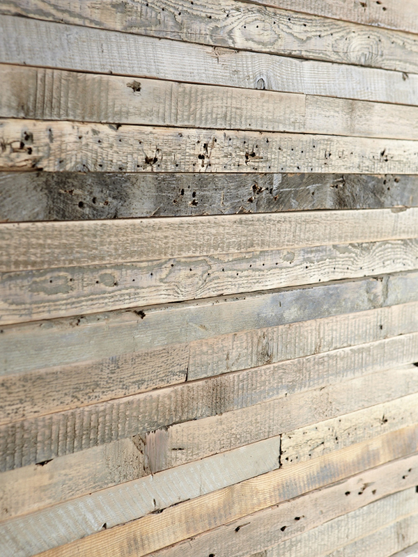 very old and antique reclaimed timber, some hand-adzed, can be used to create panels for feature areas in walls, ceilings or furniture to a one-off design