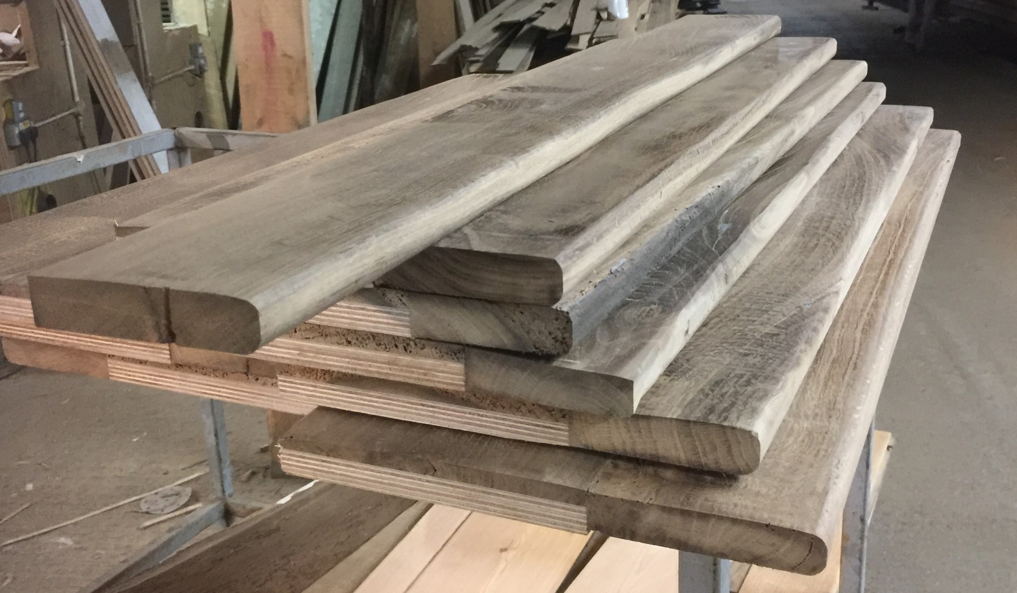 Antique Stair Parts from Reclaimed Wood