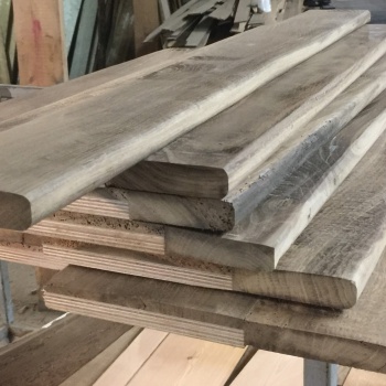 We use all reclaimed timber to manufacture all your staircase components, made to measure and ready to install