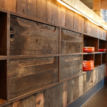 wide range of cladding panels crafted from reclaimed timbers for domestic or commercial interiors. We help yo make your design ideas a reality with a range of engineering solutions to reduce weight and hide wall fixings